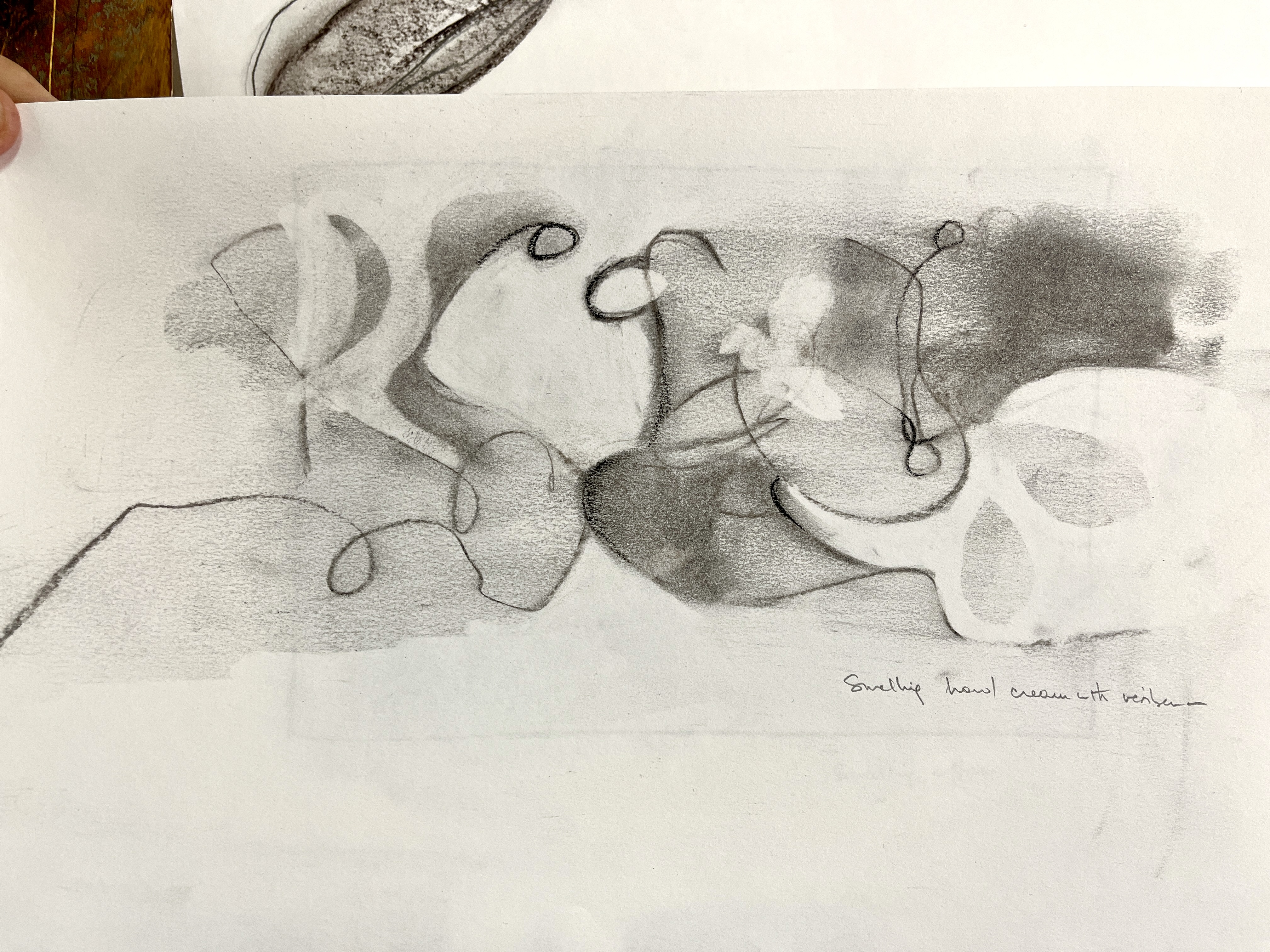 Drawing from smell — sensory drawing exercise